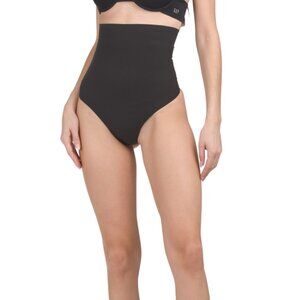 TC Black Sleek Essentail Hi Waist Shaping Thong